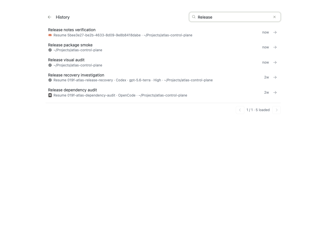 Search History